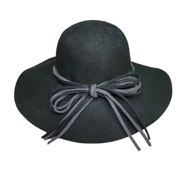 Forever 21 floppy wool hat black - Picture 3 of 7